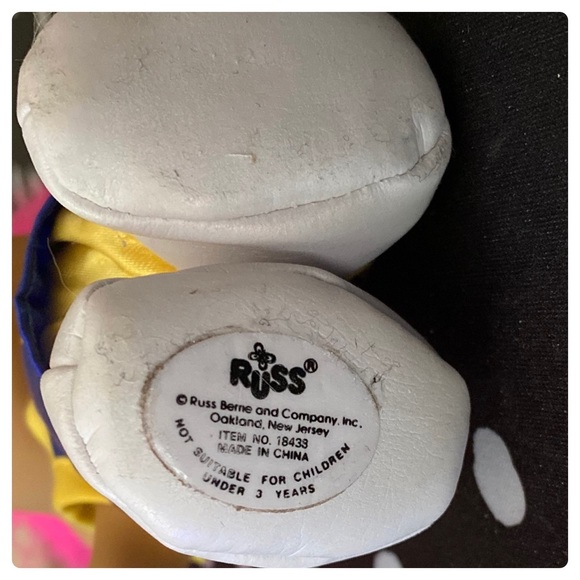 Vintage Russ Troll Doll Basketball Player with Basketball Pink Hair EUC - Picture 5 of 10